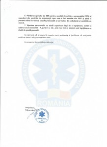 Adresă inaintare l- propuneri Legea 153 si Regulament sporuri,