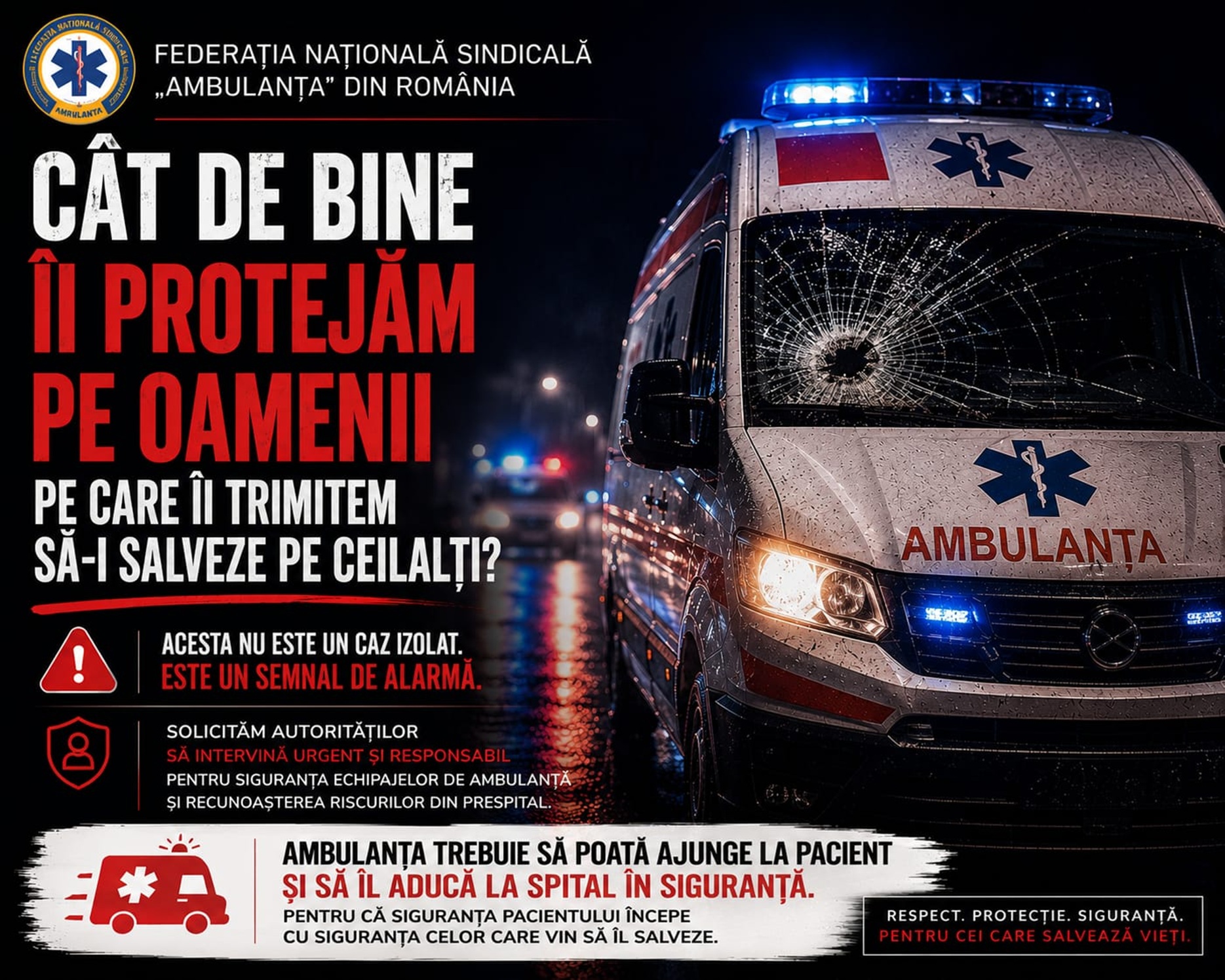Atacul asupra echipajului Serviciului de Ambulanță Județean Cluj — fotografia 1